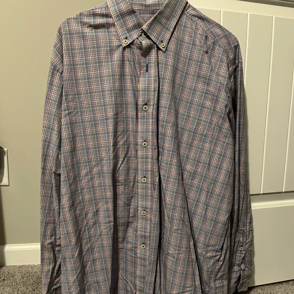 Mens Alan Flusser Large Dress Shirt.